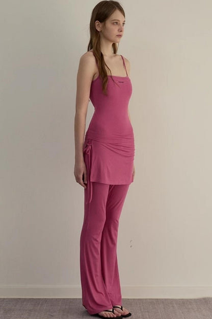 Summer Rhinestone Camisole & Pants Set