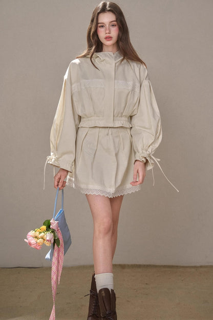 Trench Skirt Coat Set-Up