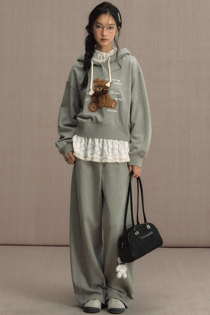 Fluffy Hooded Sweatshirt