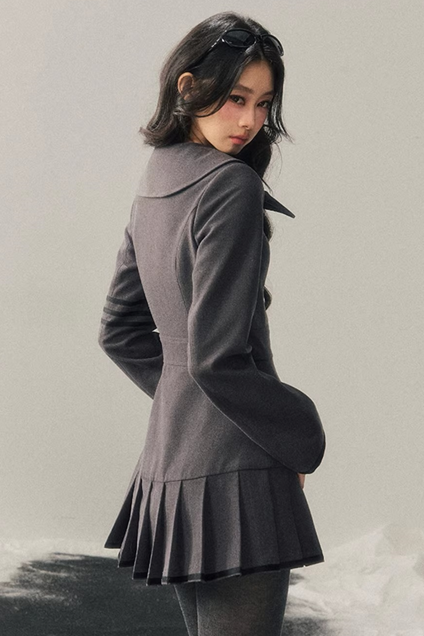 Delicia Pleated Winter Dress