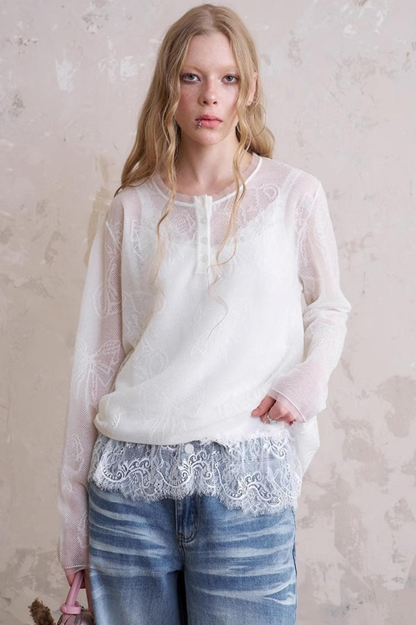 Summer Bear Knit Top