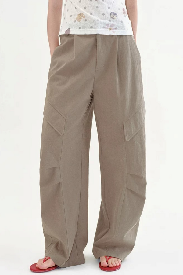 Pantalón de pierna ancha de cintura alta