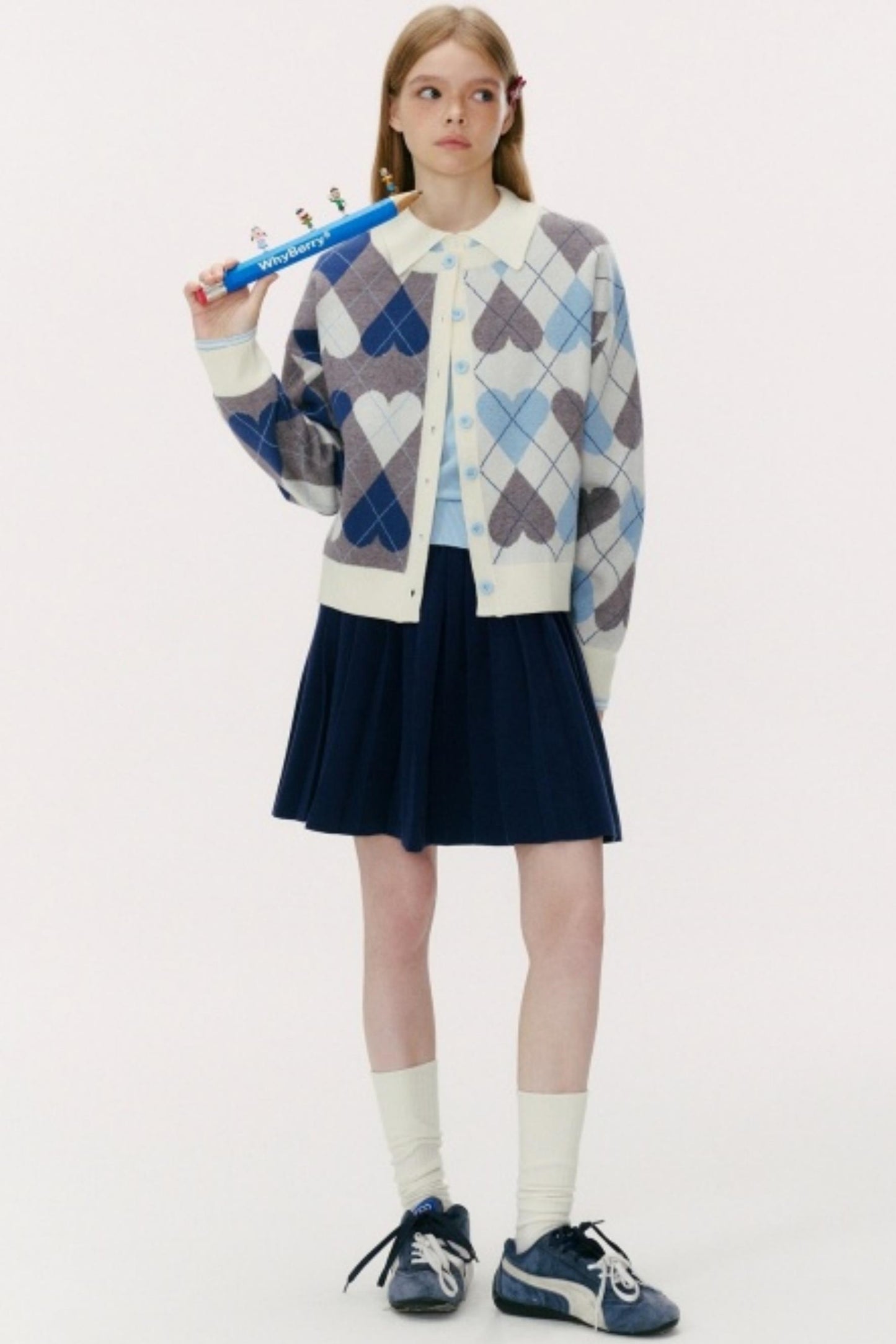 Vintage Diamond Plaid Sweater