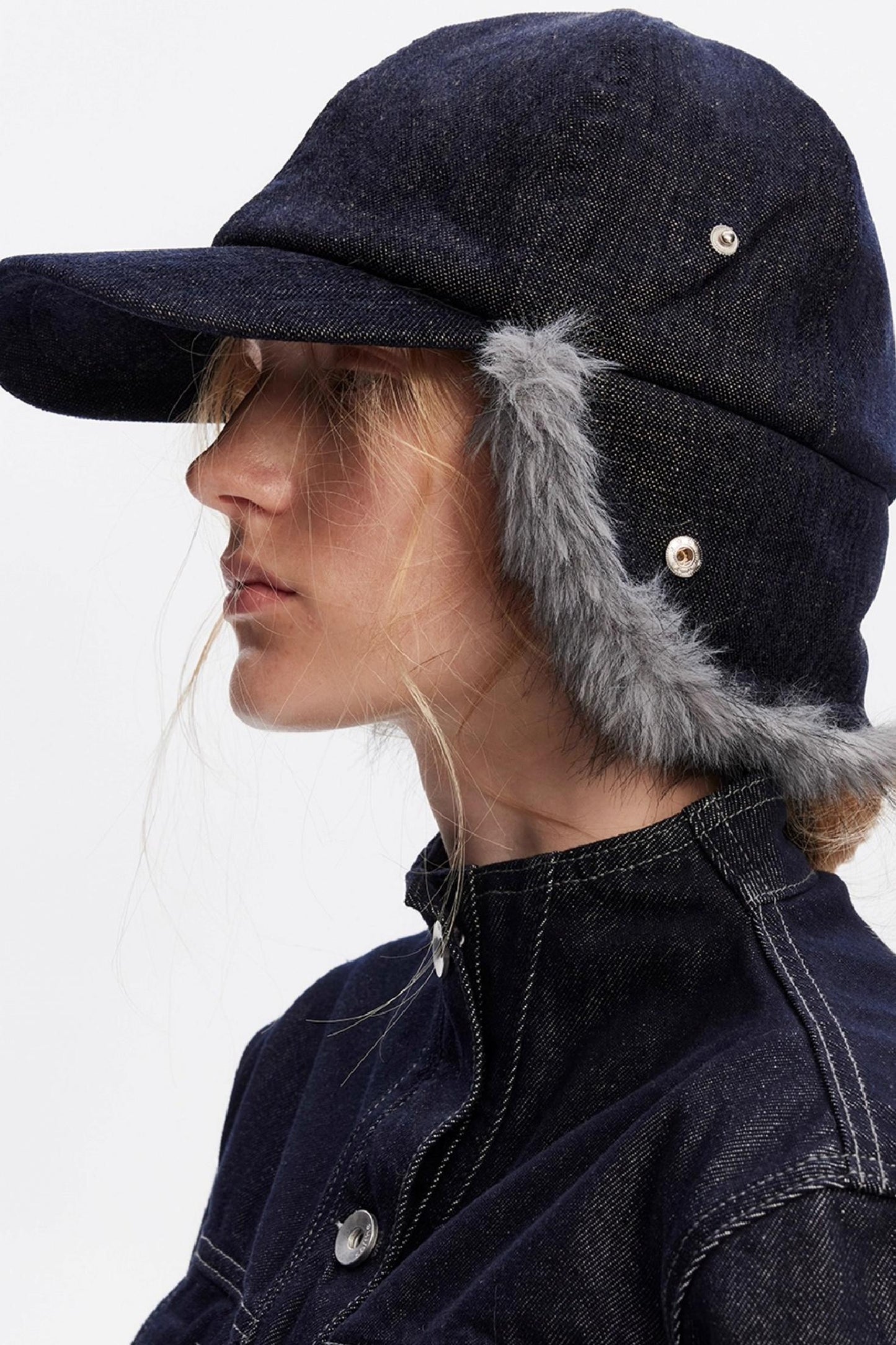 Furry Ear Protection Baseball Cap