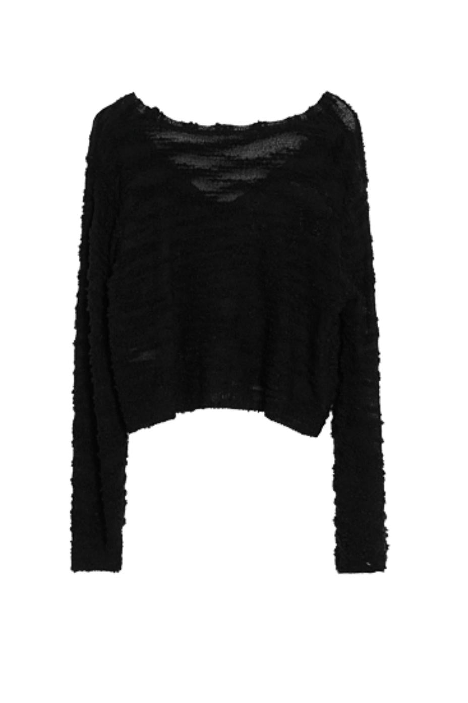 Niche Cropped Knit Cardigan