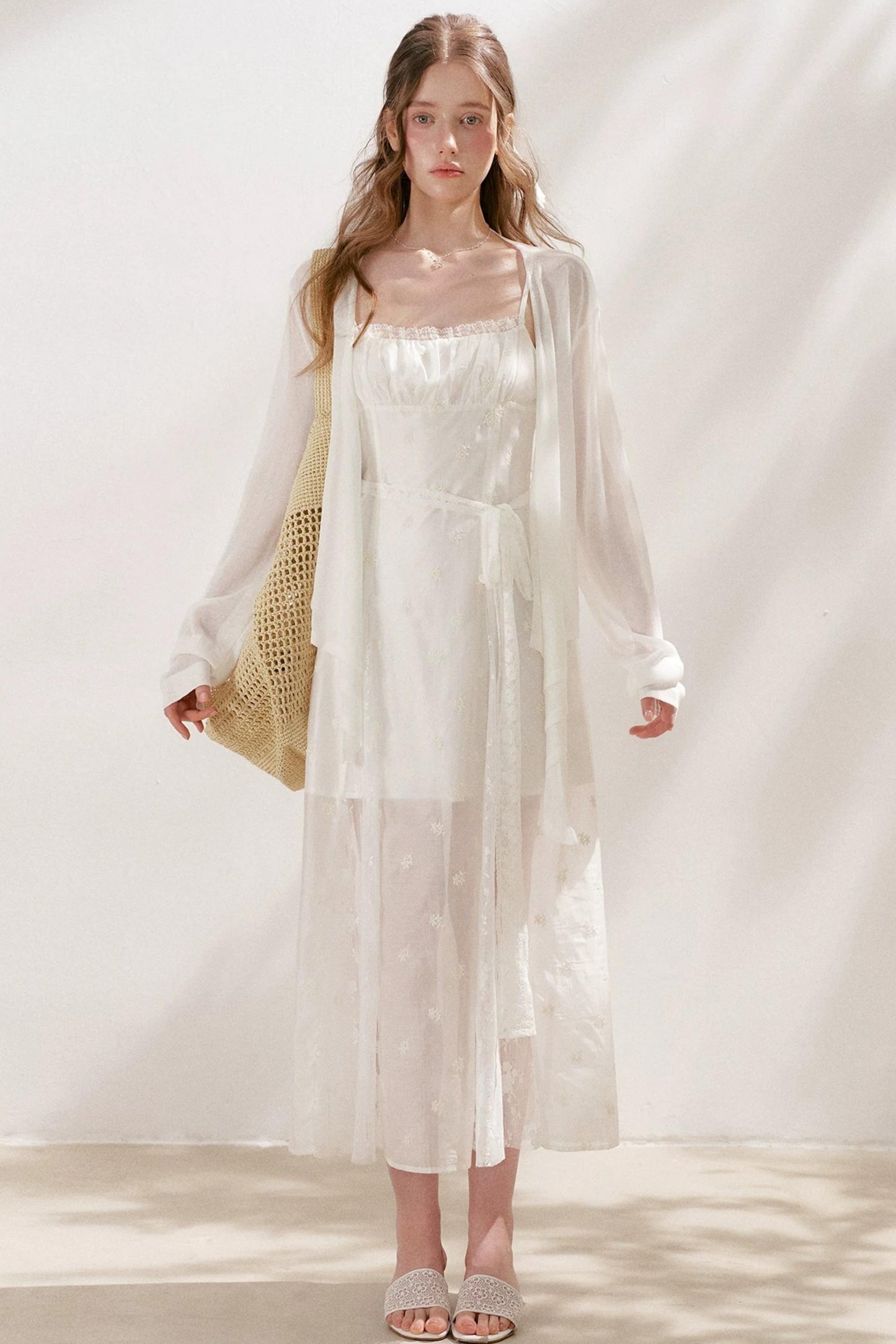 Lyocell Lace Embroidery Dress