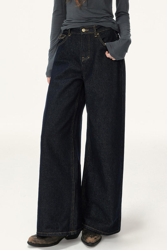 Vintage High Waist Color Jeans Pants