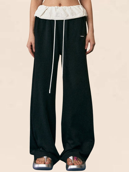 American Wide-Leg Mop Sweatpants