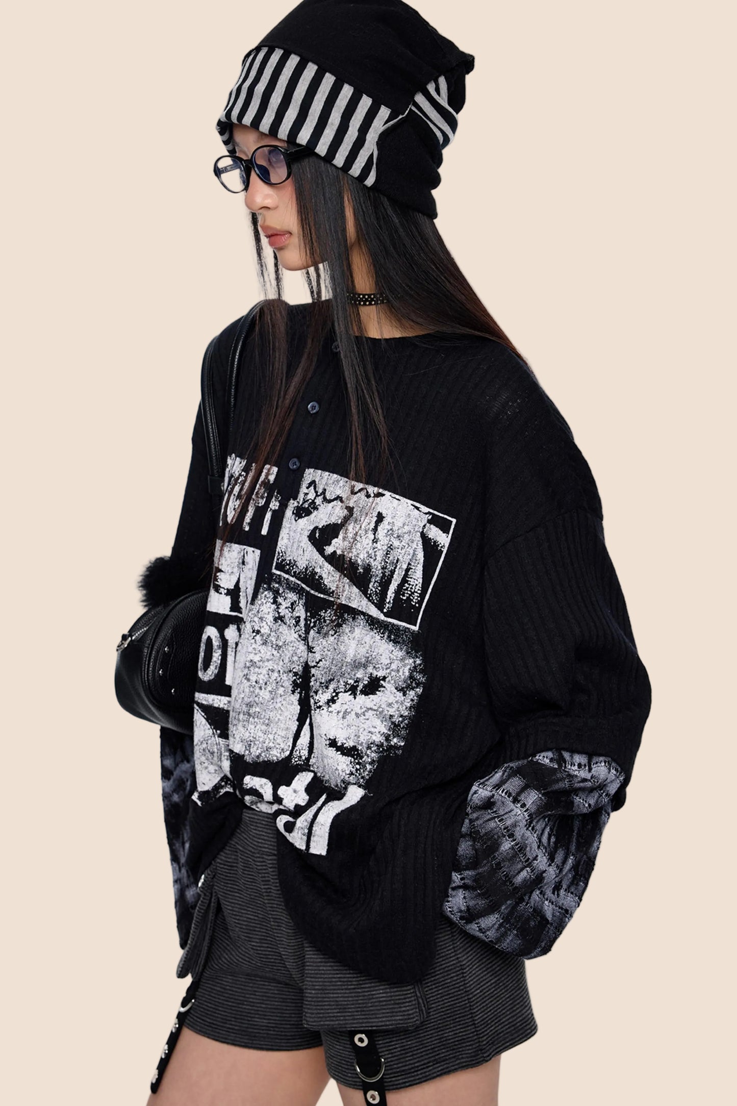 Henry Patchwork Knit Sweater