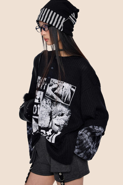 Henry Patchwork Knit Sweater