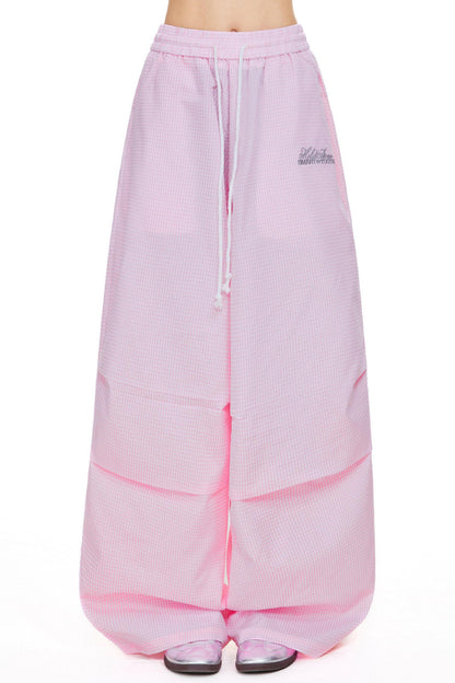 American Retro Striped Wide-Leg Pants