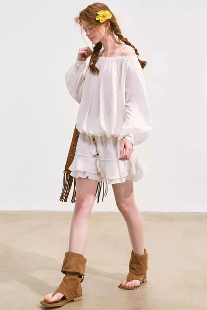 Chill Lace Sunscreen Skirt Set-Up