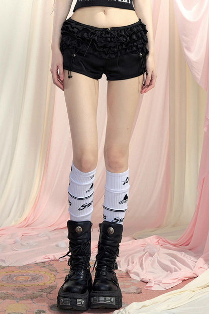 Pink High-Waist Shorts