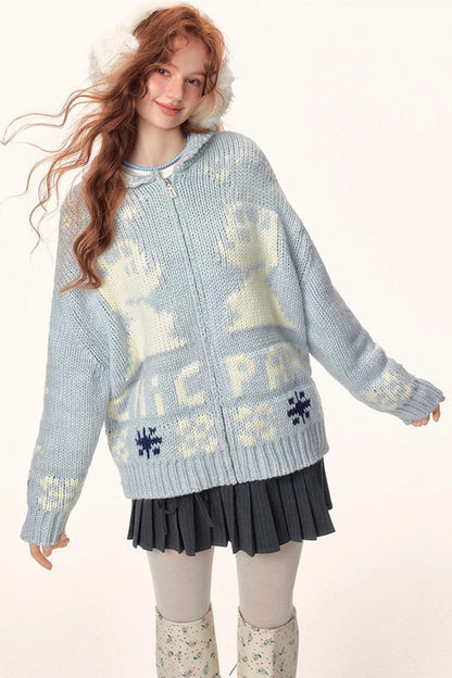Fair Isle Jacquard Cardigan