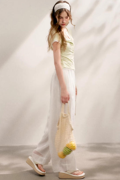 Green-Yellow Layered Tee