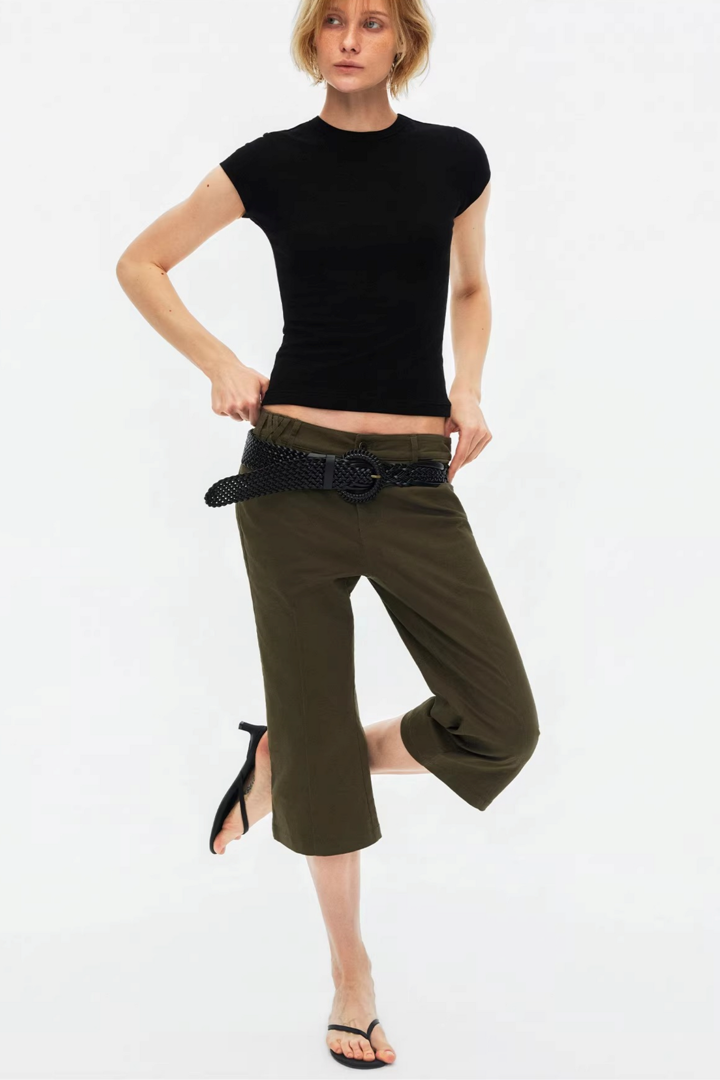 Vintage Exposed Seam Flared Jeans