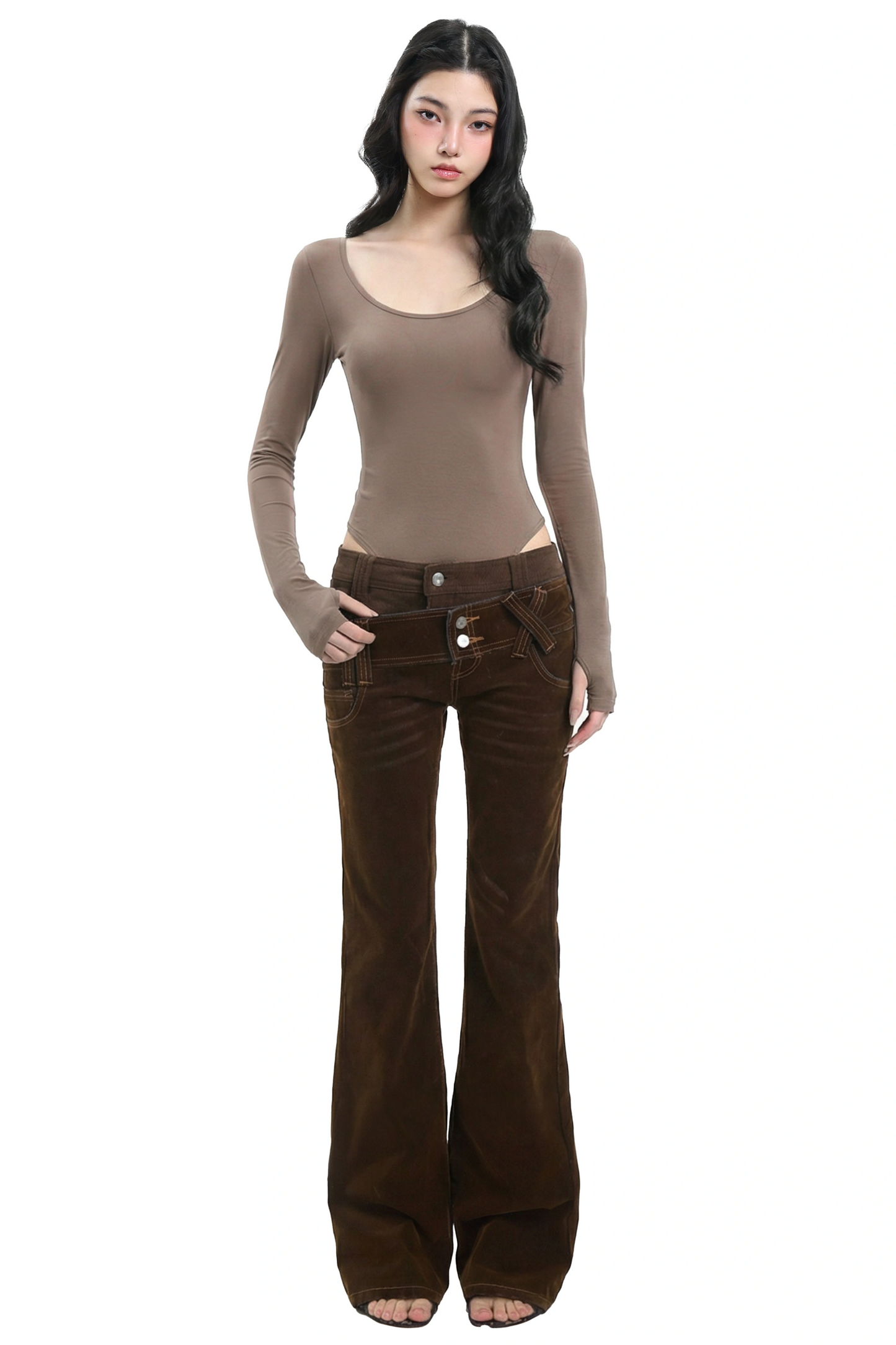 Slim Fit U-Neck Bodysuit