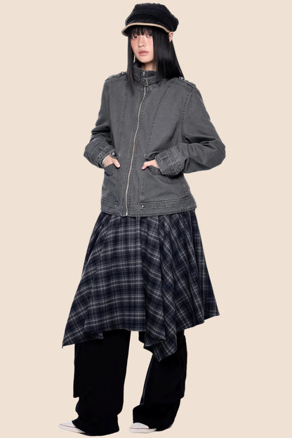 Washed Vintage Workwear Jacket