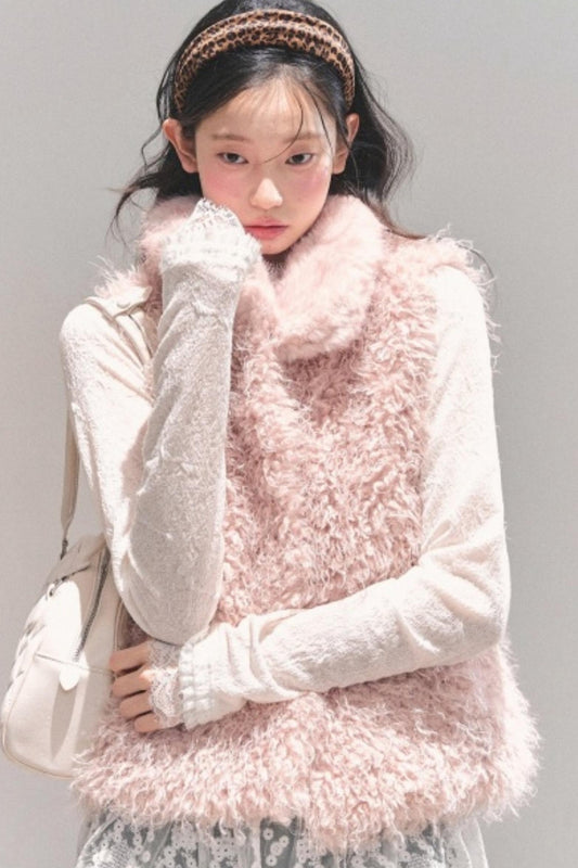 Reversible Faux Fur Vest