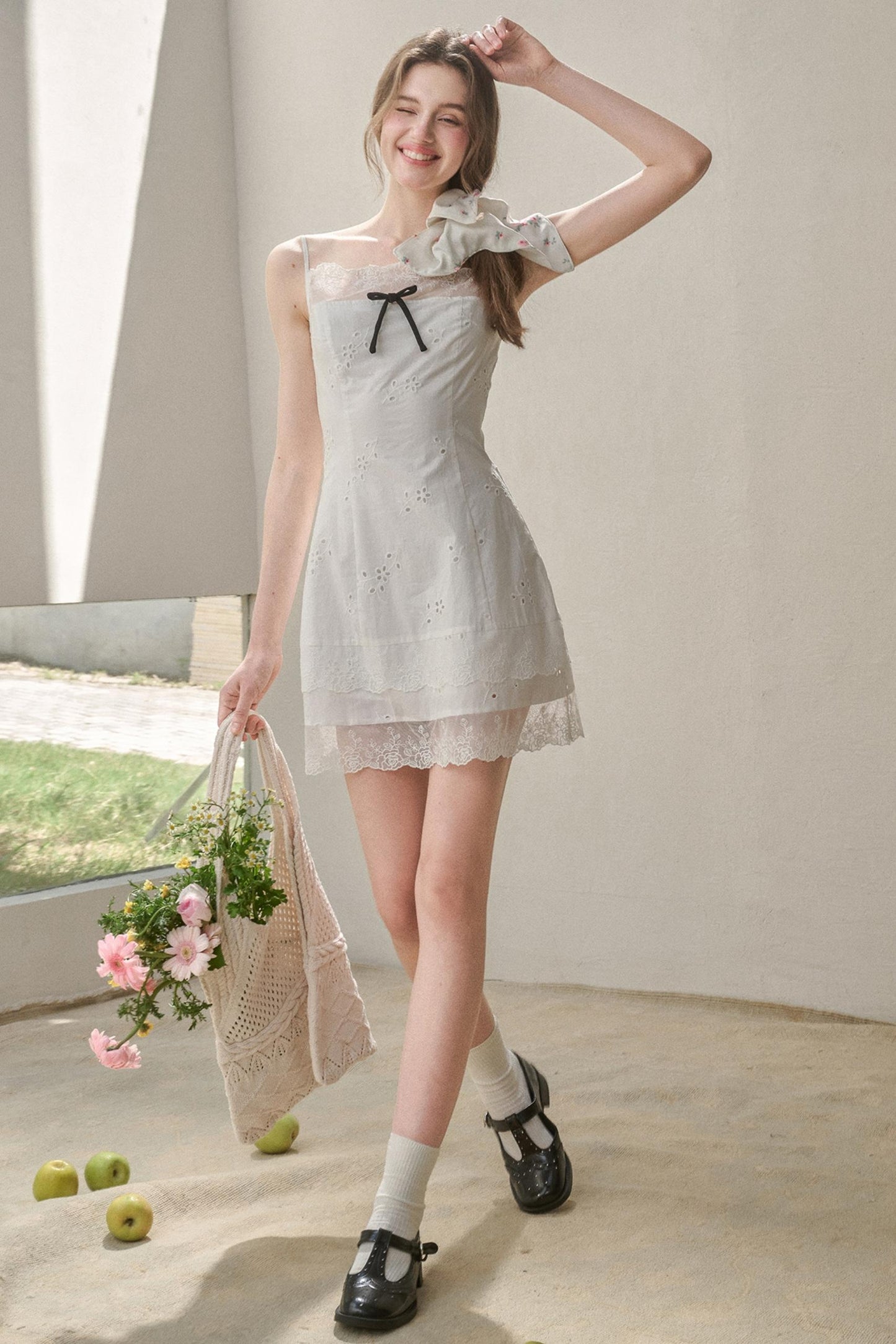 Embroidered Lace Sundress