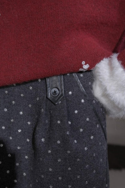 Dark Night Woolen Skirt