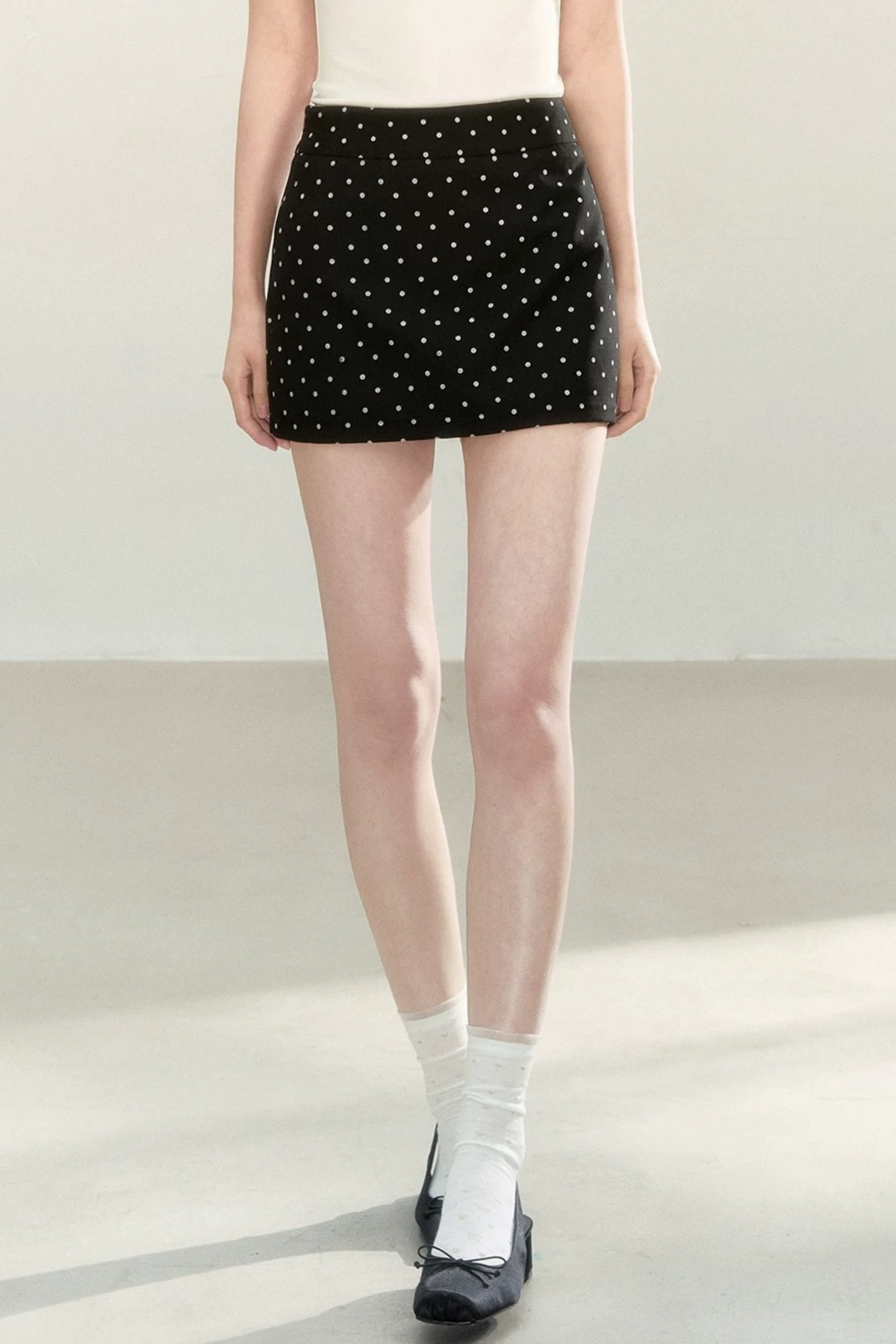 Versatile Polka Dot Skirt