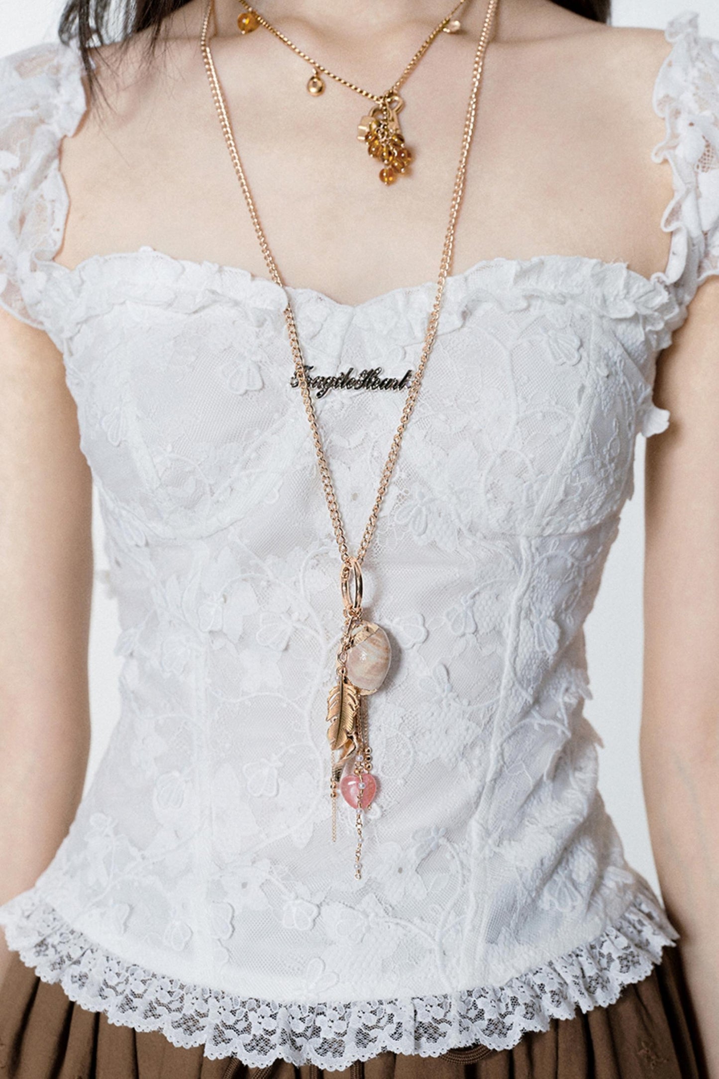 Flow Long Pendant Necklace