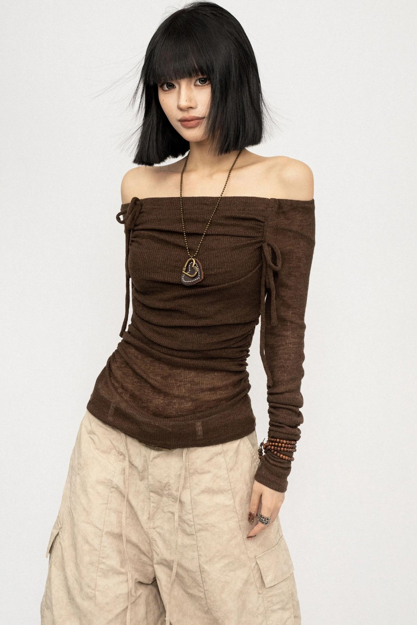 Autumn Retro Slanted Top