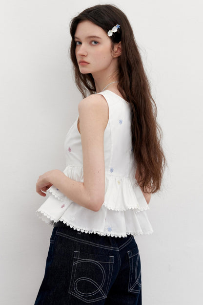 Colorful Lace Summer Shirt