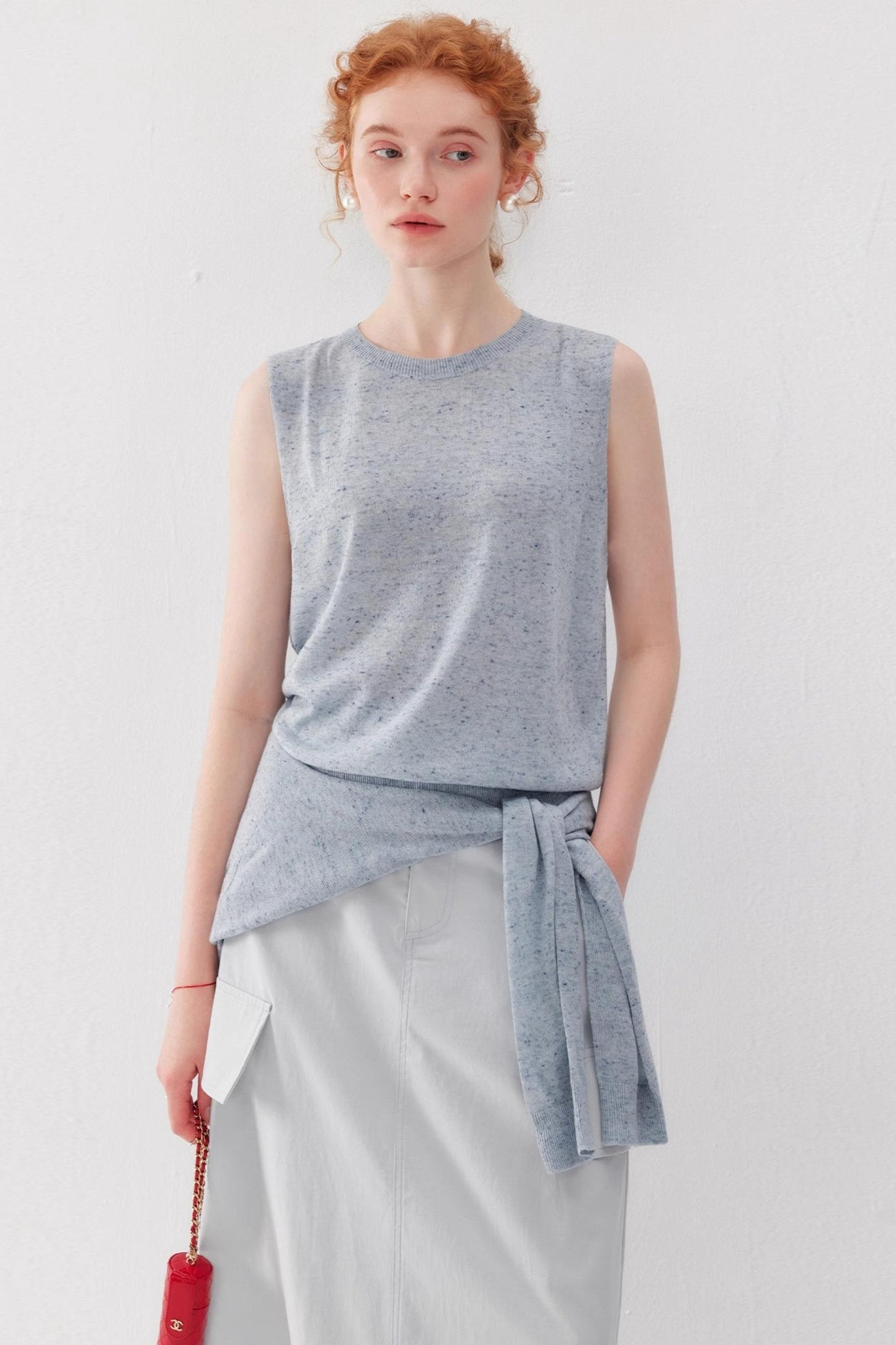 Linen UV Protection Knit Set-Up