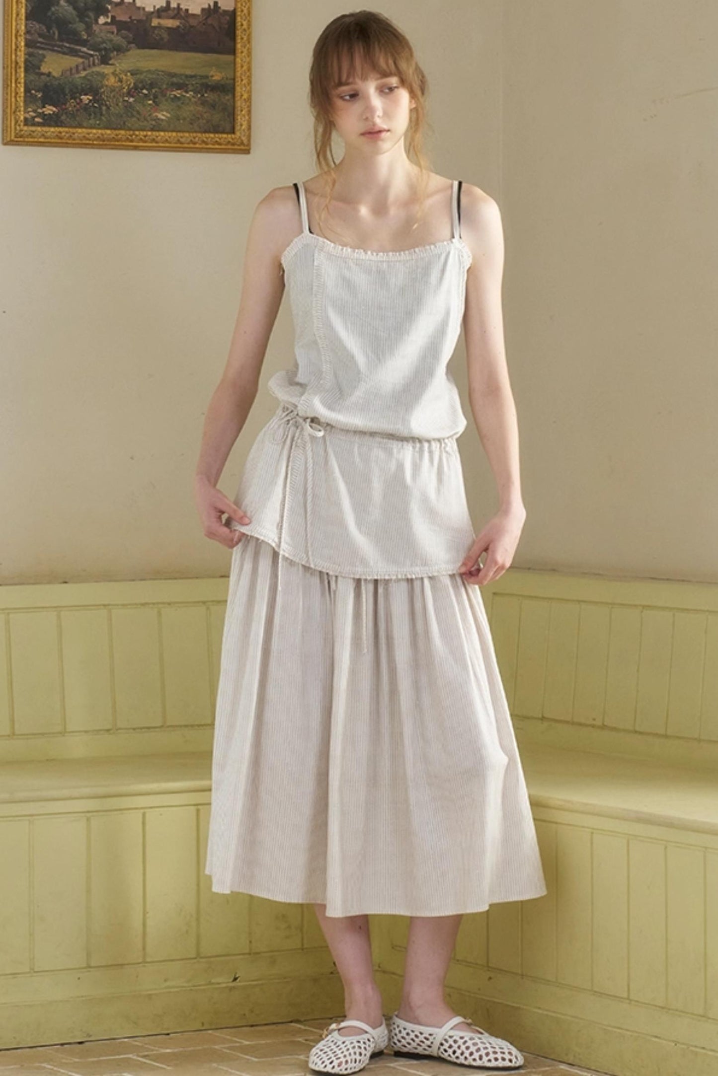 Coconut Grove Pleated Slacks Set-Up