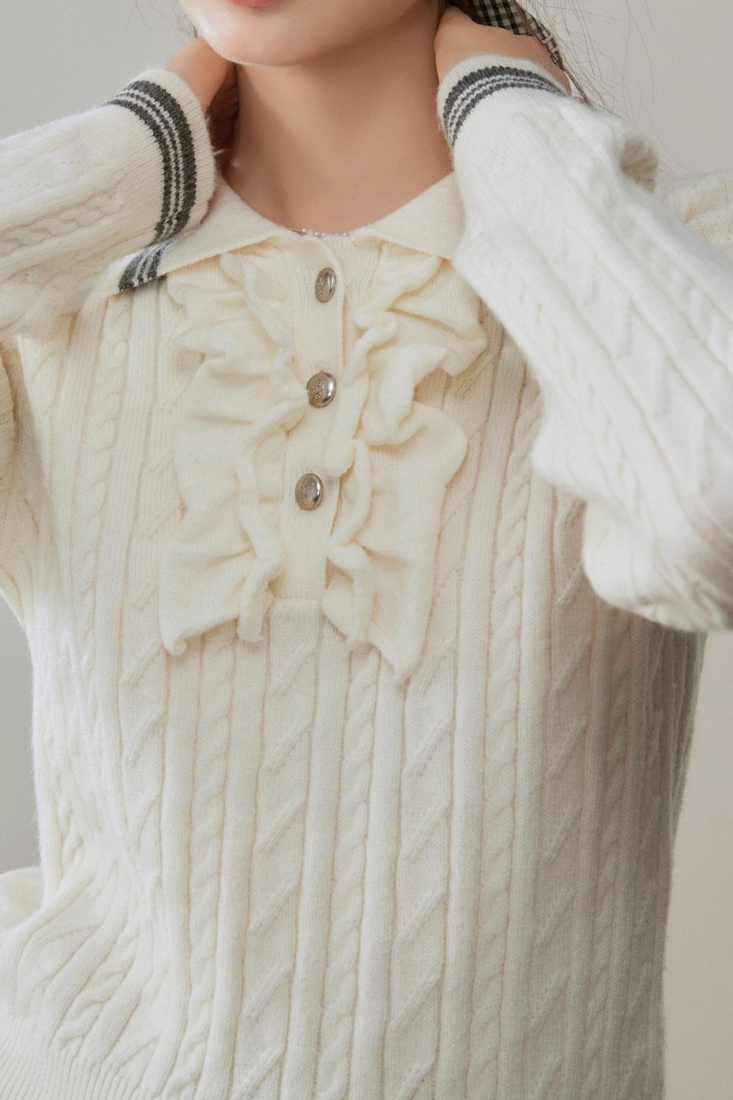 Lapel Winter Sweater