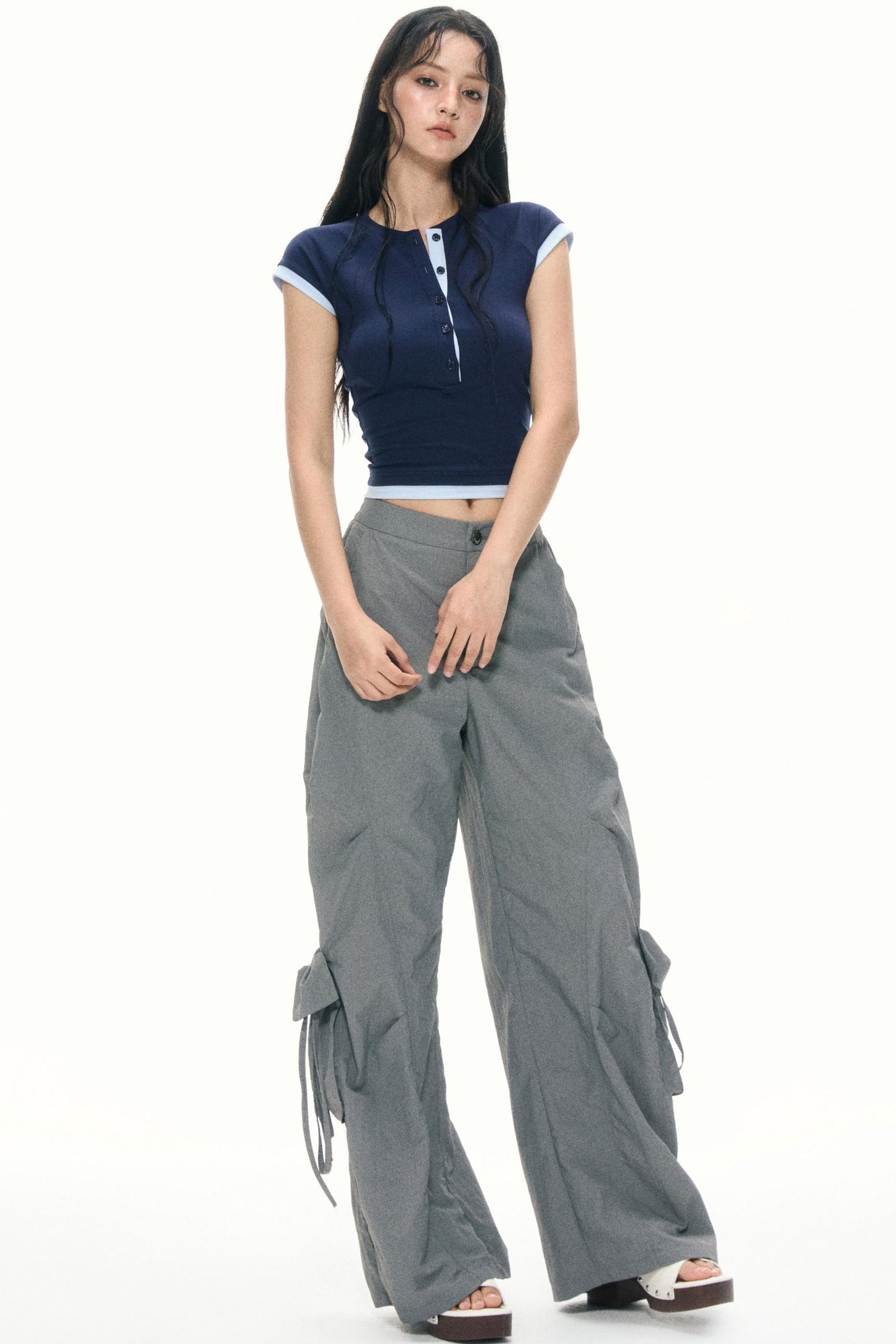 Dual-Fabric Summer T-Shirt