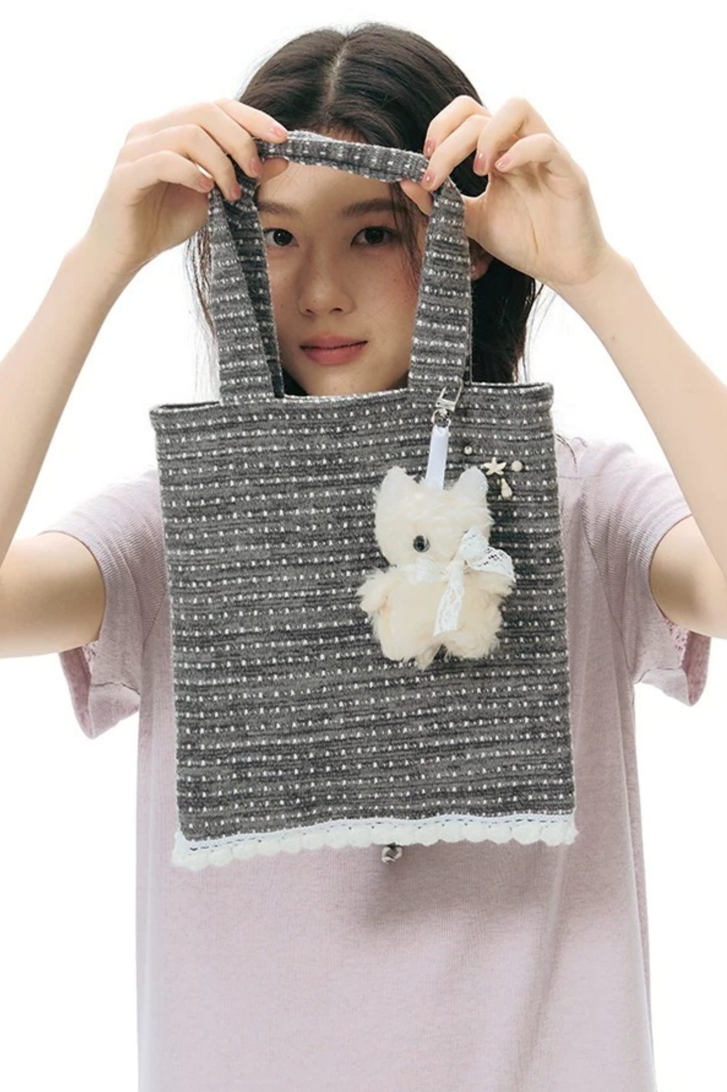 Retro Beaded Striped Envelope Bag
