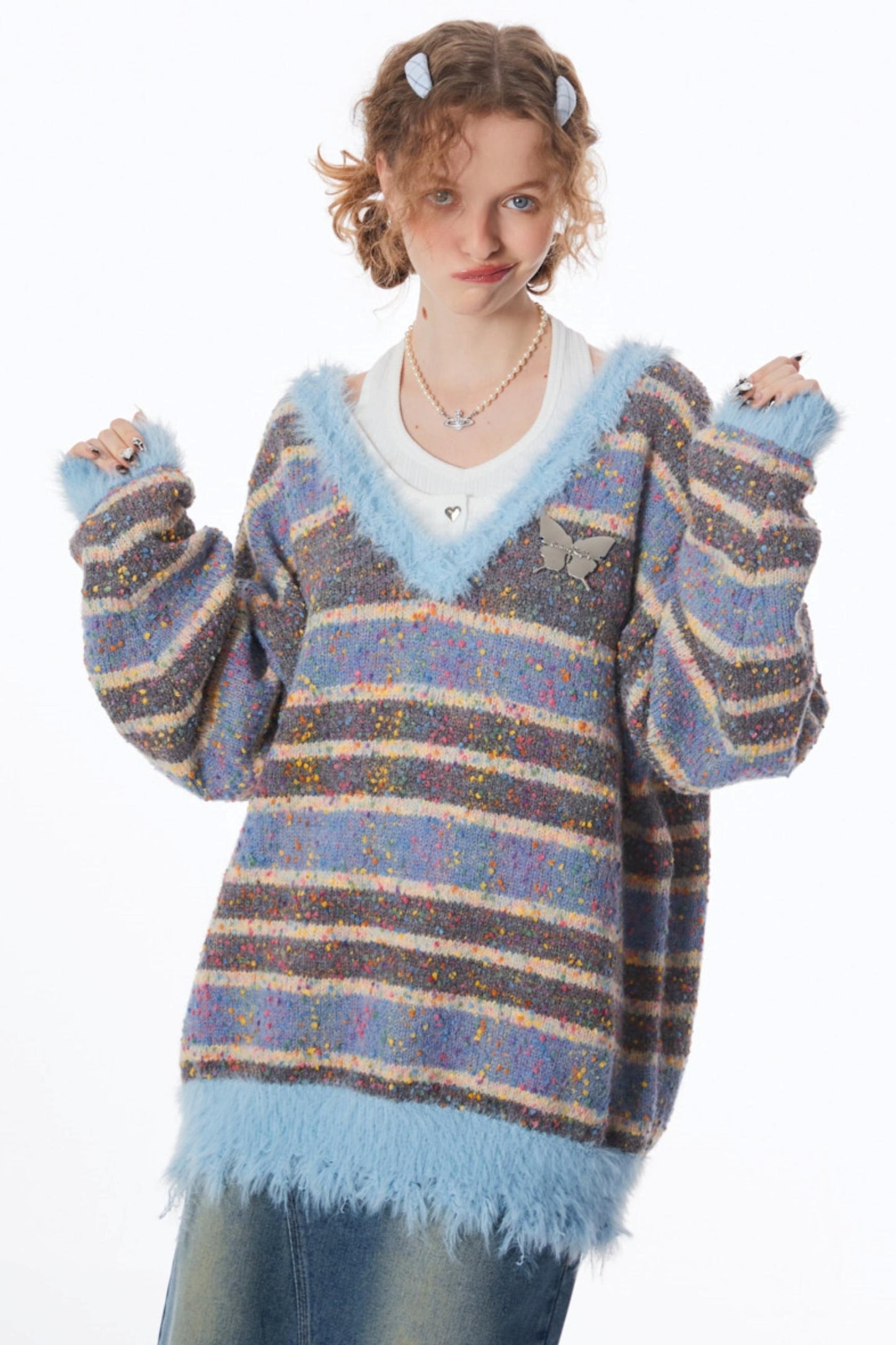 Gentle Vintage Stripe Sweater