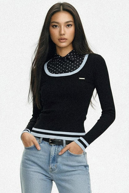 Slim Cotton Layering Tops