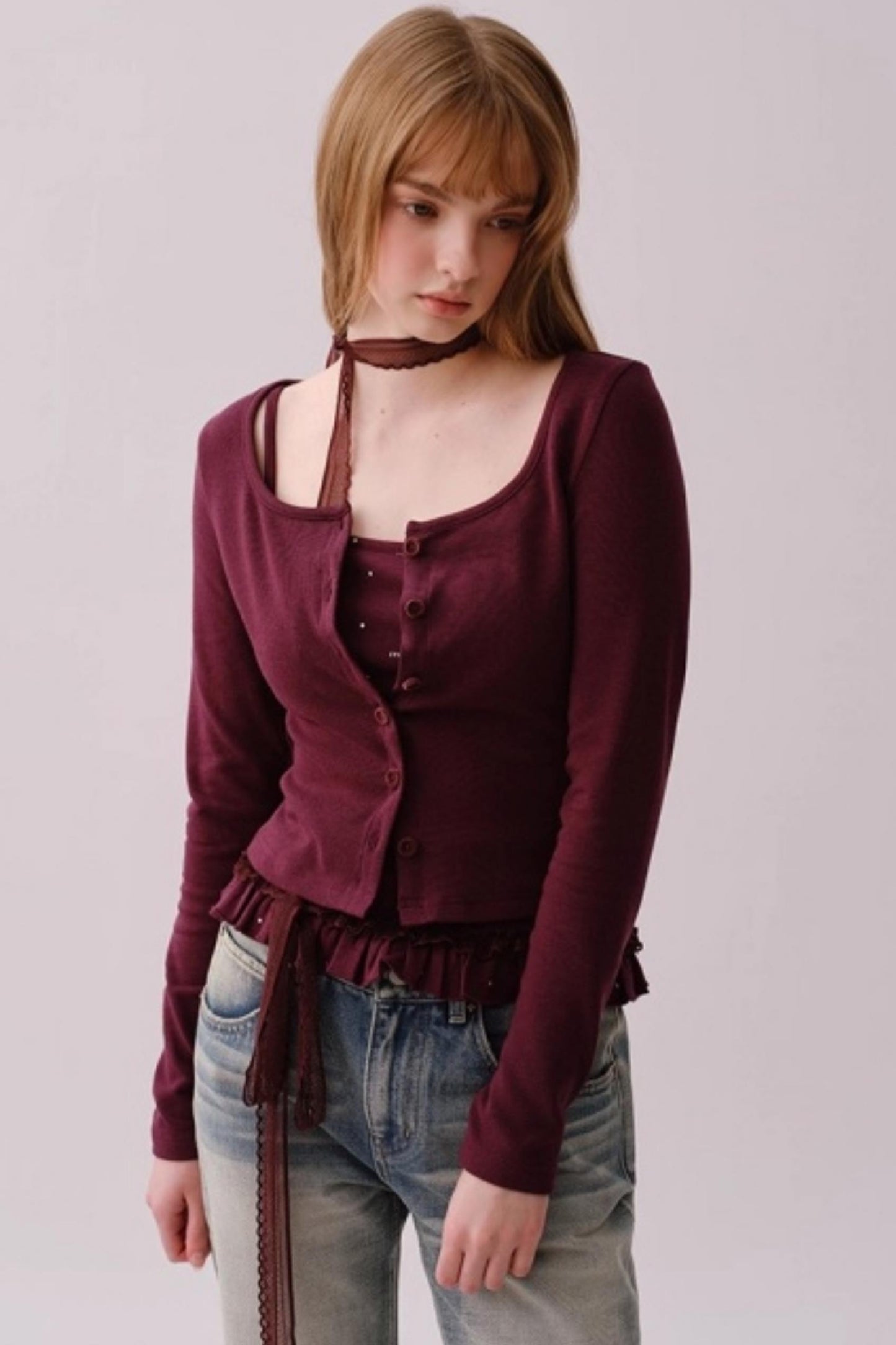 Retro Polka Dot Camisole Set-Up