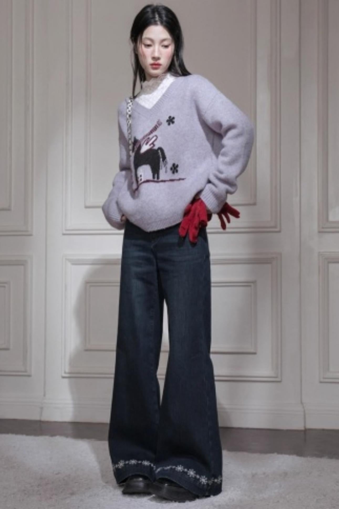 Midnight Blue Stretch Pants