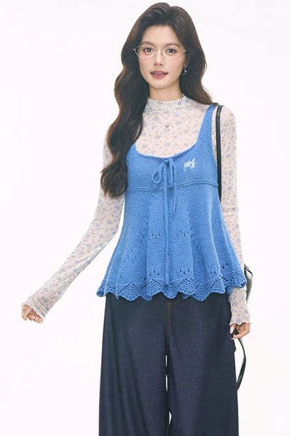 Completo con maglione strato base in rete