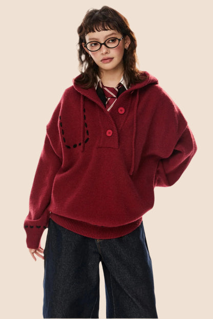 Haut à capuche avec cordon de serrage American Retro 