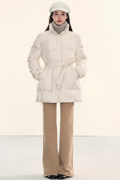 Washed Denim Flared Pants