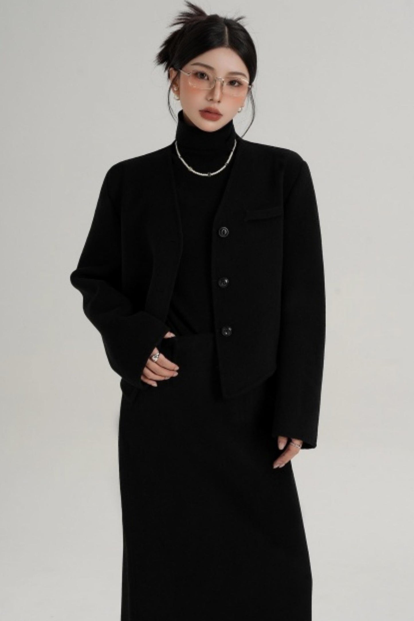 Double-Sided Woolen Coat