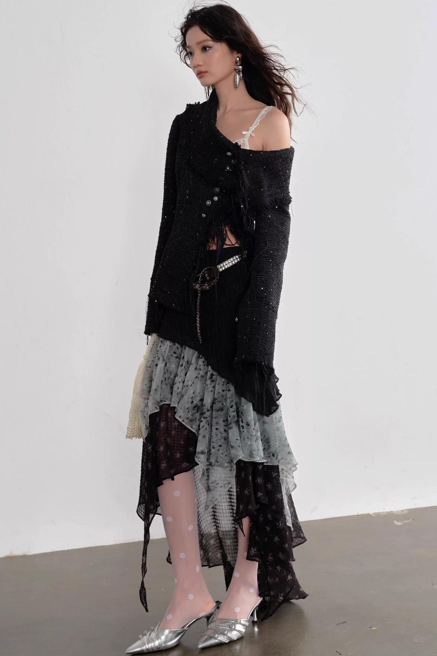 Bohemian Distressed Fringe Jacket