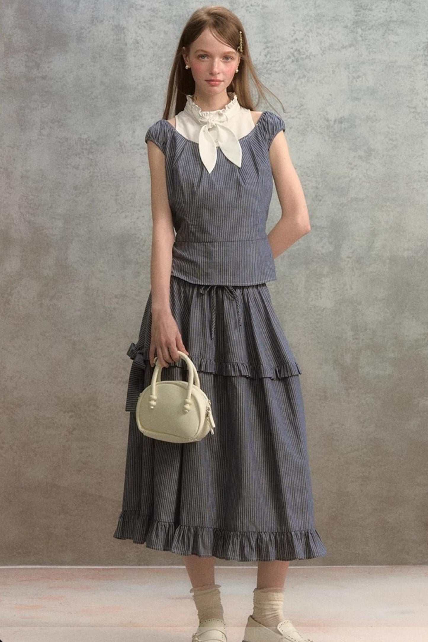 French Lace A-Line Skirt Set-Up