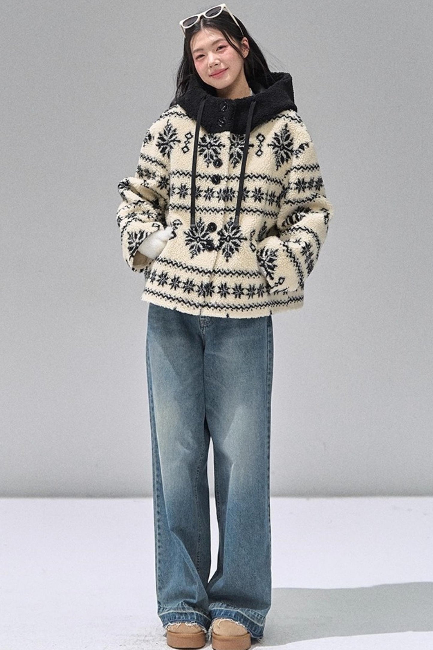 Thickened Hooded Fleece Jacket