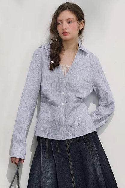 Sea Foam V-Neck Shirt