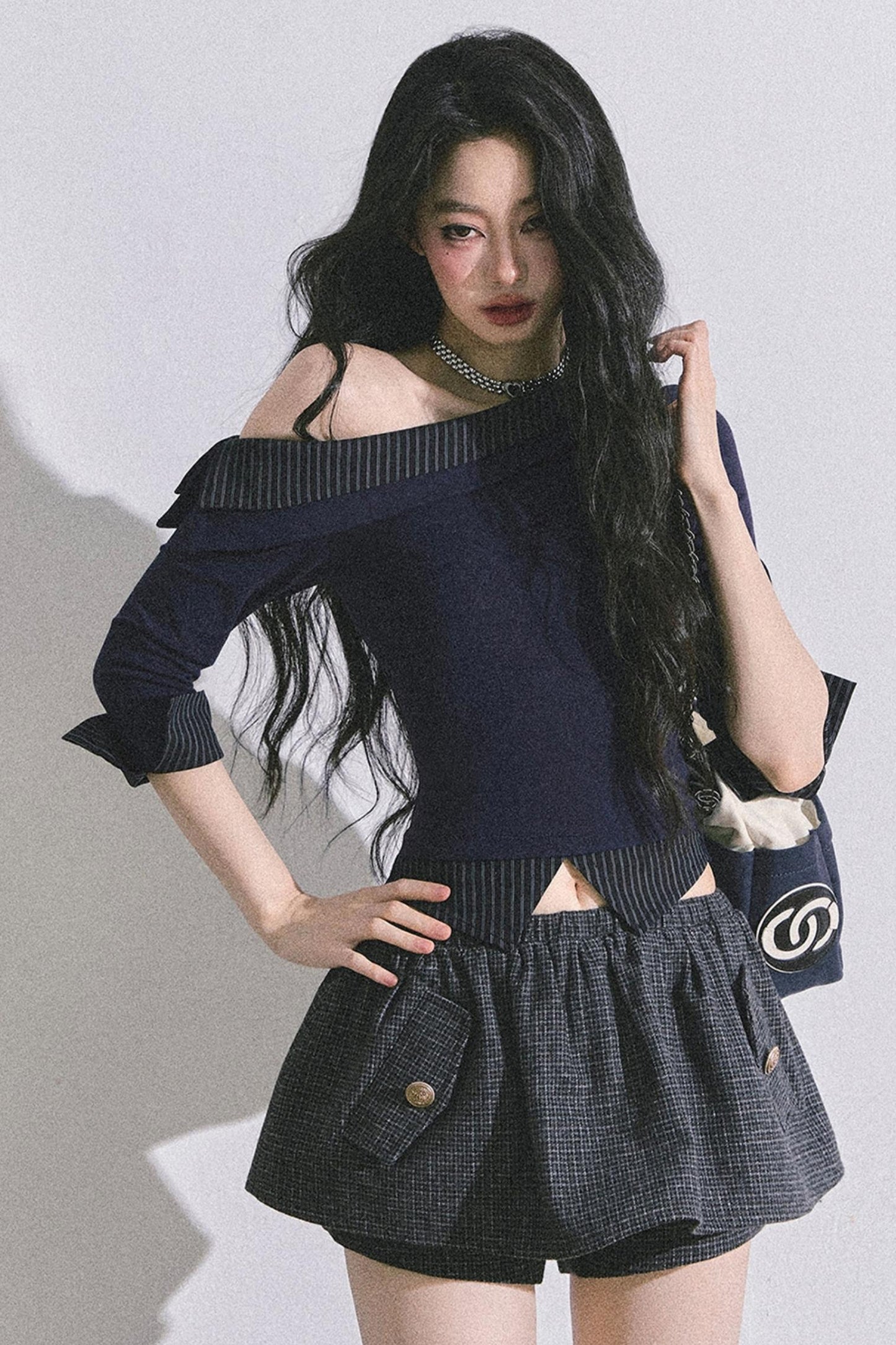 Gray Tone Striped T-Shirt