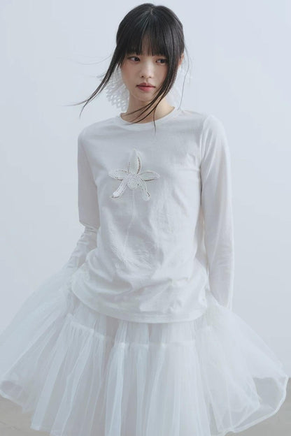 Gonna in tulle Ballet Mist