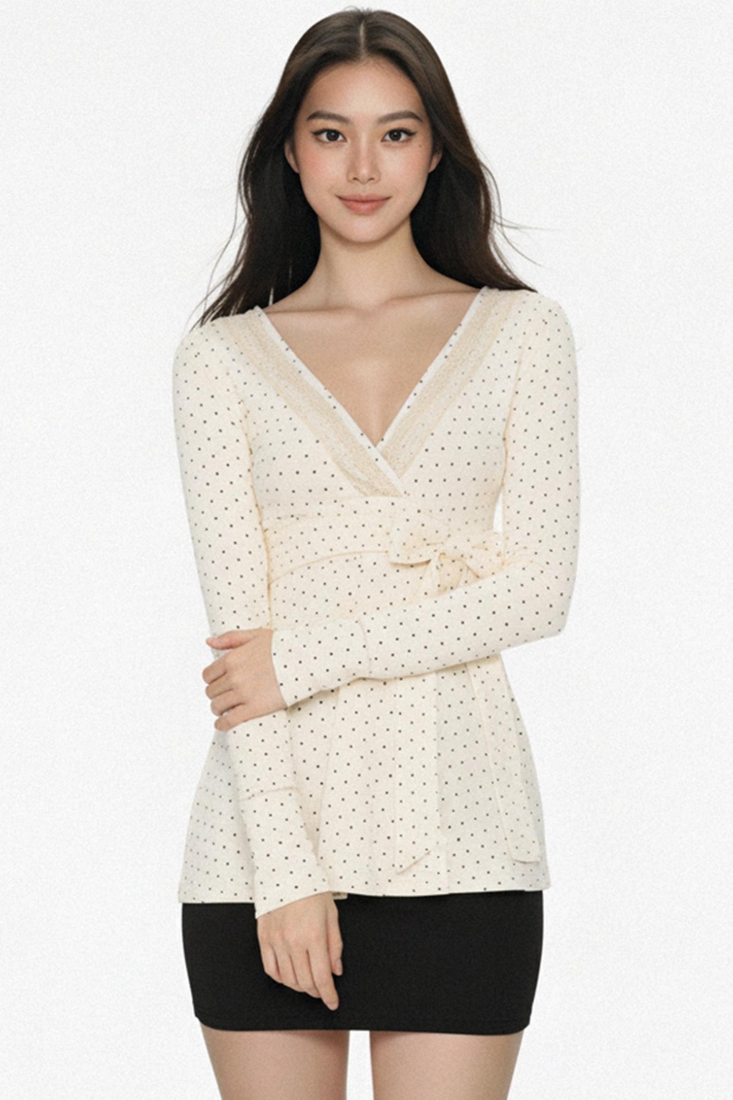 Retro Lace Bow T-Shirt