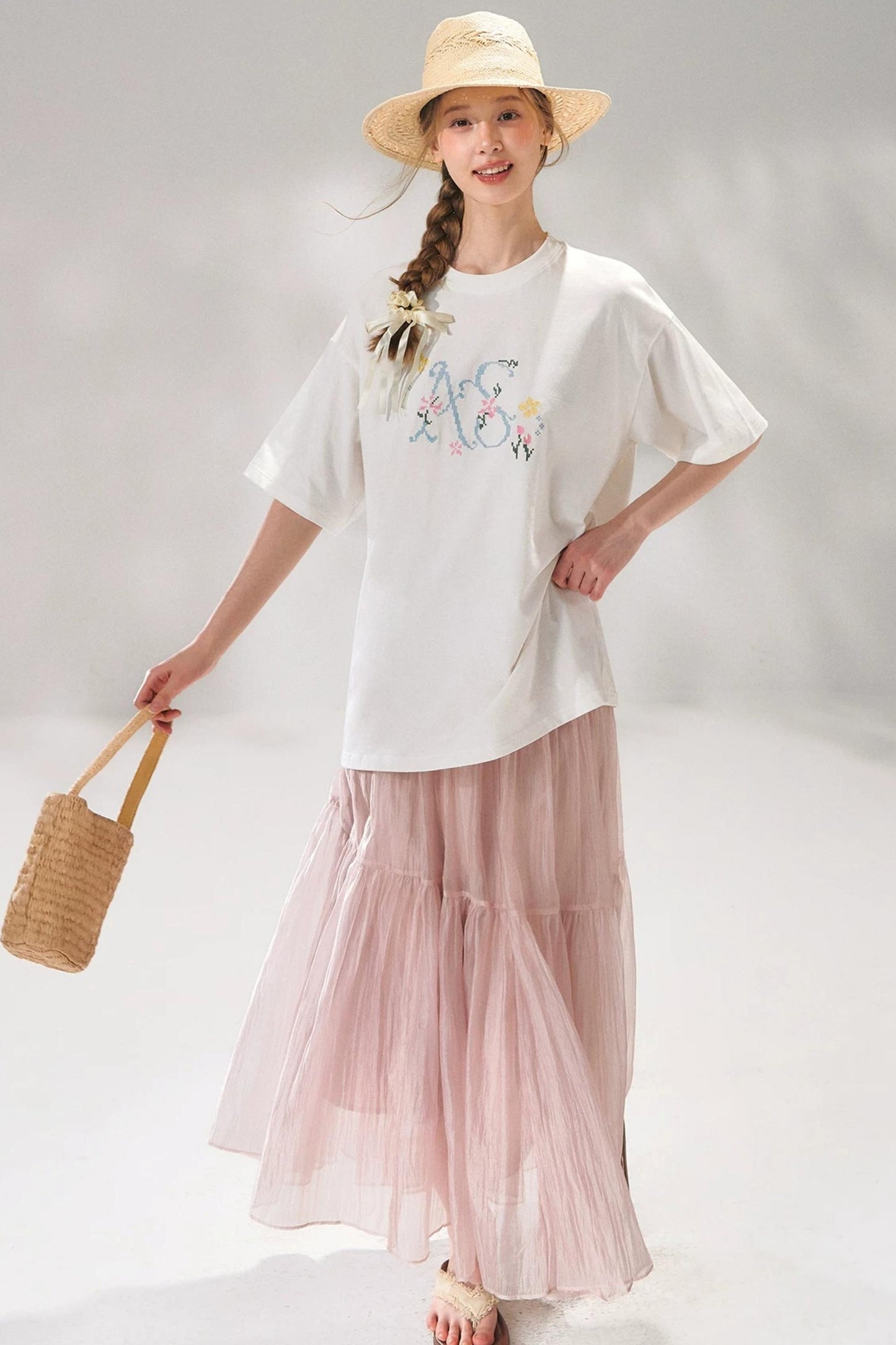 Cross-Stitch Embroidered Top